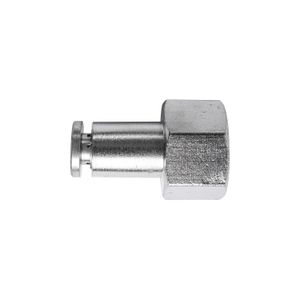Metal Pu Fitting Straight 4mm 1/8' F